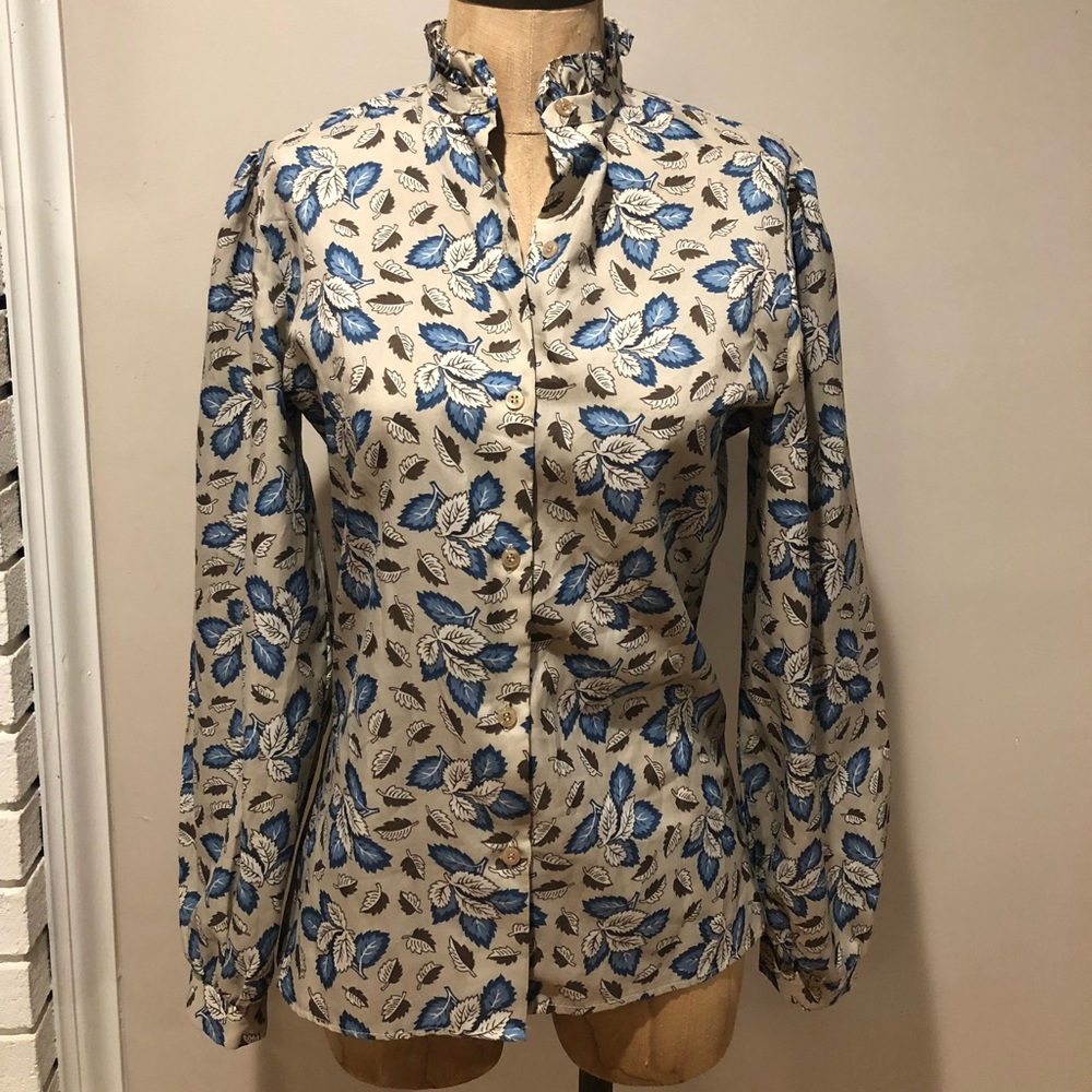 Ruffle Collared Blouse